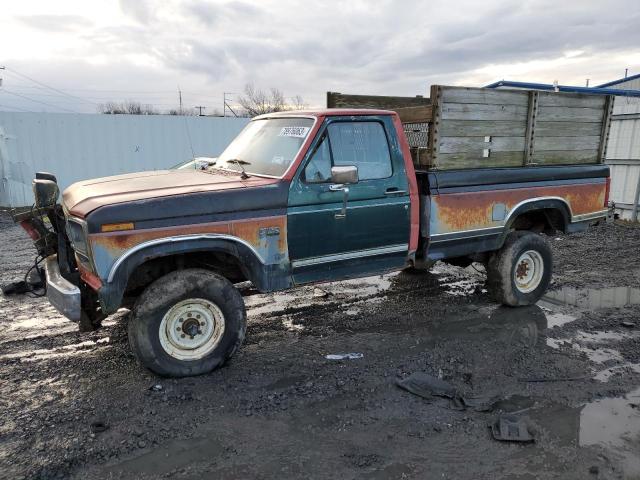 1FTEF26H7FNA34963 - 1985 FORD F250 RED photo 1
