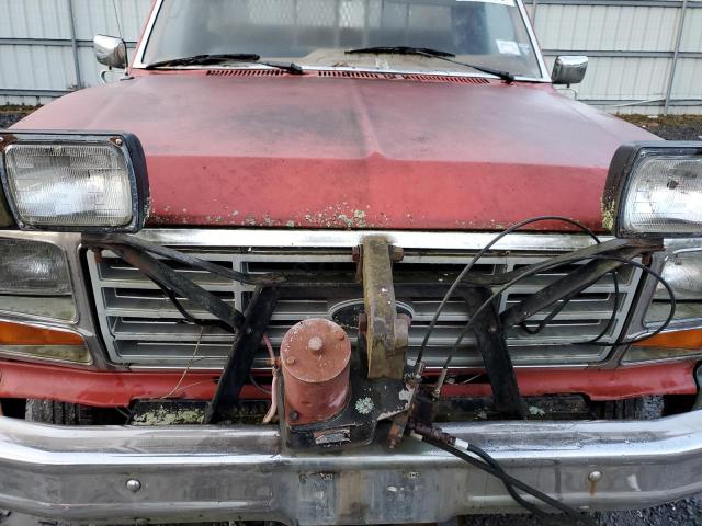 1FTEF26H7FNA34963 - 1985 FORD F250 RED photo 11