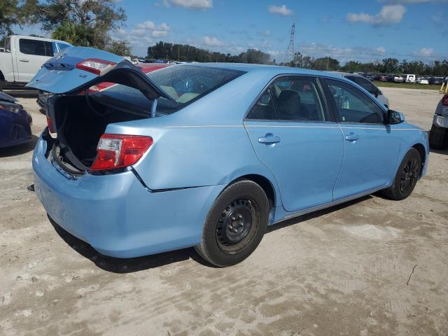 4T1BF1FK3CU589561 - 2012 TOYOTA CAMRY BASE BLUE photo 3