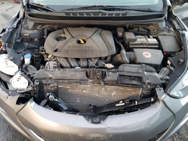 5NPDH4AEXEH516341 - 2014 HYUNDAI ELANTRA SE GRAY photo 11