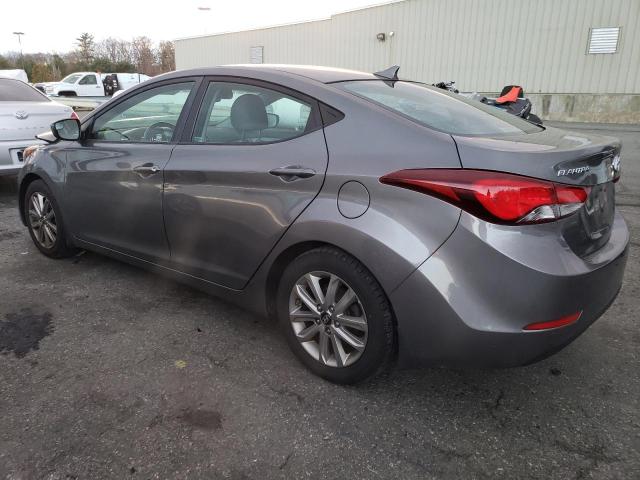 5NPDH4AEXEH516341 - 2014 HYUNDAI ELANTRA SE GRAY photo 2