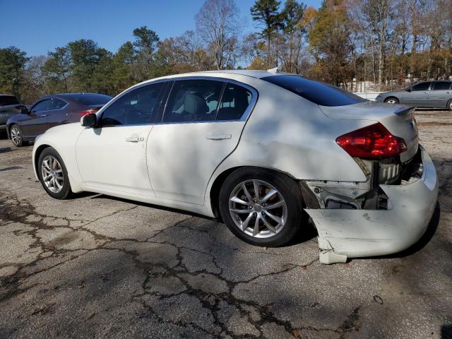 JNKBV61E78M227602 - 2008 INFINITI G35 WHITE photo 2