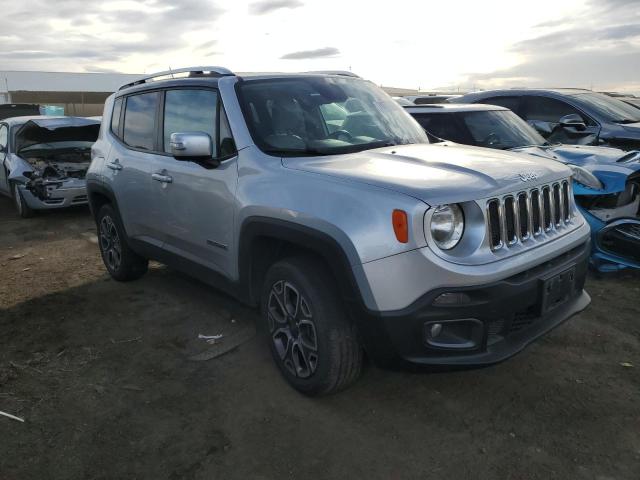 ZACCJBDT0FPB58721 - 2015 JEEP RENEGADE LIMITED SILVER photo 4