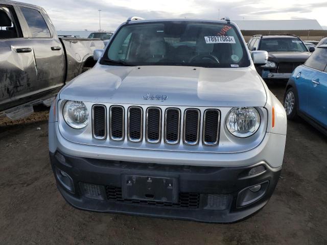 ZACCJBDT0FPB58721 - 2015 JEEP RENEGADE LIMITED SILVER photo 5