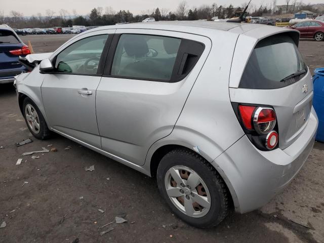 1G1JB6SH3E4153615 - 2014 CHEVROLET SONIC LS SILVER photo 2