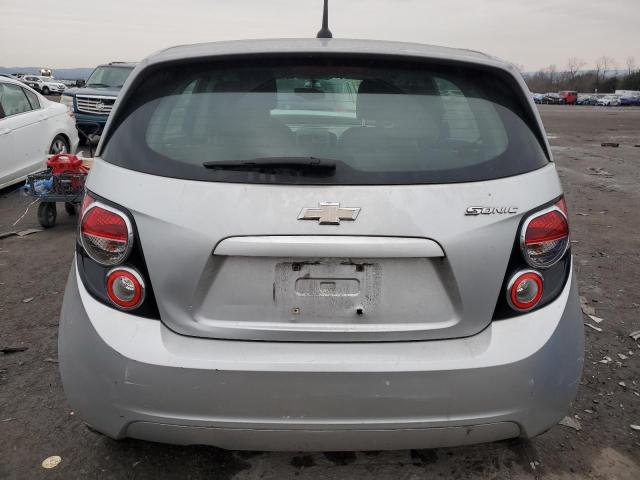 1G1JB6SH3E4153615 - 2014 CHEVROLET SONIC LS SILVER photo 6