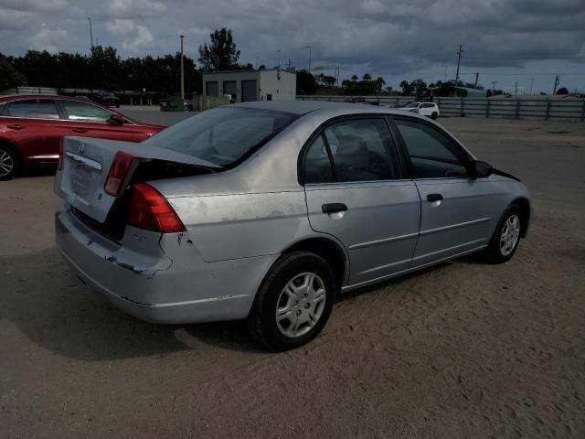 2HGES16511H579300 - 2001 HONDA CIVIC LX SILVER photo 3