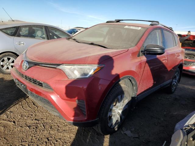 JTMBFREVXGJ058878 - 2016 TOYOTA RAV4 LE RED photo 1