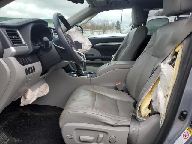 5TDJKRFH3ES051366 - 2014 TOYOTA HIGHLANDER XLE SILVER photo 7