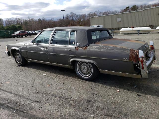 1G6DW51Y1H9760482 - 1987 CADILLAC BROUGHAM GRAY photo 2