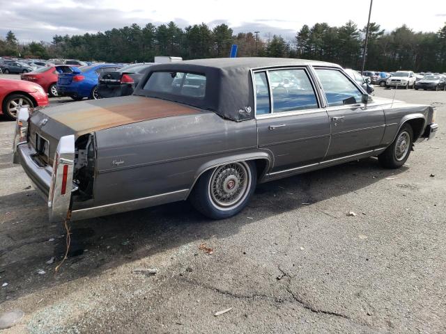 1G6DW51Y1H9760482 - 1987 CADILLAC BROUGHAM GRAY photo 3