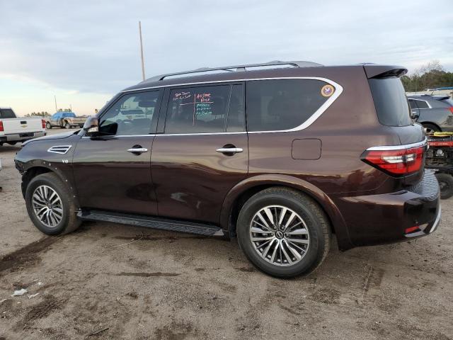 JN8AY2BC6N9161380 - 2022 NISSAN ARMADA SL BROWN photo 2