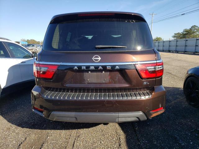 JN8AY2BC6N9161380 - 2022 NISSAN ARMADA SL BROWN photo 6