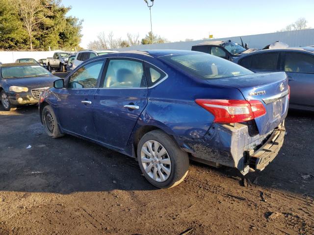 3N1AB7AP8GY301069 - 2016 NISSAN SENTRA S BLUE photo 2