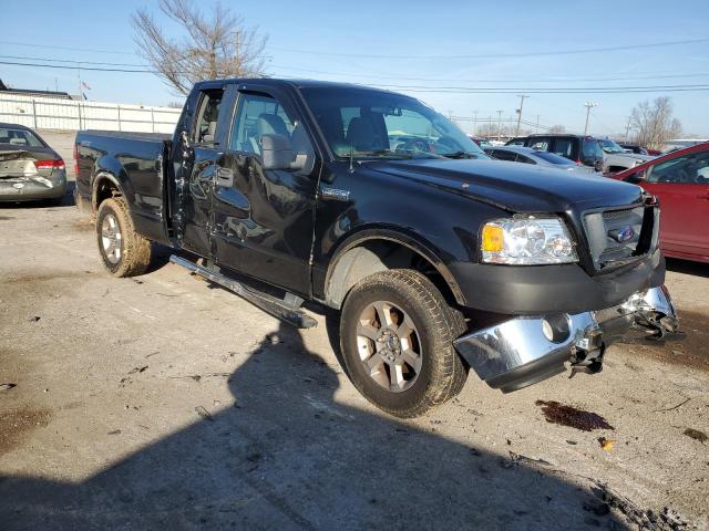 1FTRX14W28FA03174 - 2008 FORD F150 BLACK photo 4