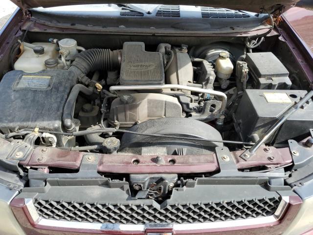 1GNDT13S872269221 - 2007 CHEVROLET TRAILBLAZE LS BURGUNDY photo 12