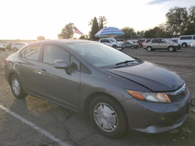 2HGFB2F64CH568751 - 2012 HONDA CIVIC HF GRAY photo 4