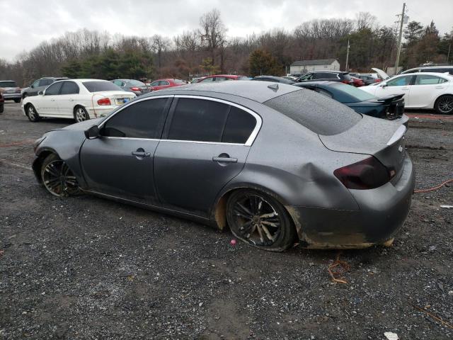 JN1CV6AR6DM356744 - 2013 INFINITI G37 GRAY photo 2