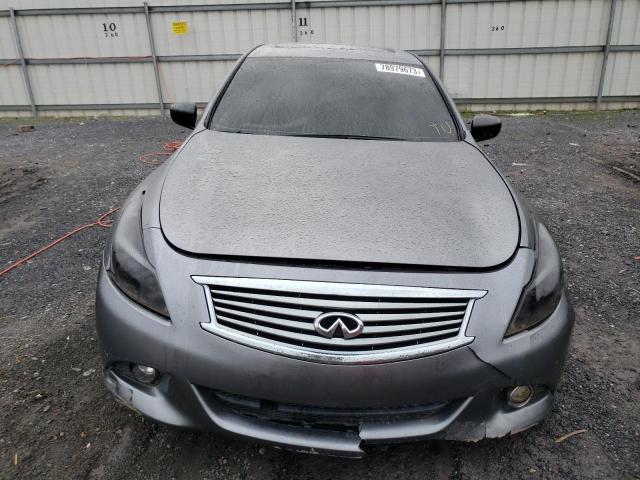 JN1CV6AR6DM356744 - 2013 INFINITI G37 GRAY photo 5