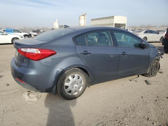 KNAFK4A62G5553290 - 2016 KIA FORTE LX BLUE photo 3