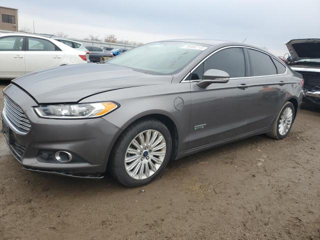 3FA6P0PU9ER225271 - 2014 FORD FUSION SE PHEV GRAY photo 1