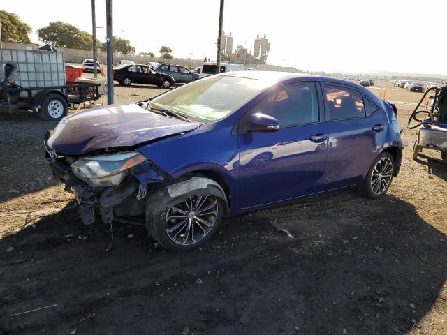 5YFBURHE3FP219583 - 2015 TOYOTA COROLLA L BLUE photo 1