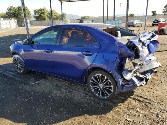 5YFBURHE3FP219583 - 2015 TOYOTA COROLLA L BLUE photo 2