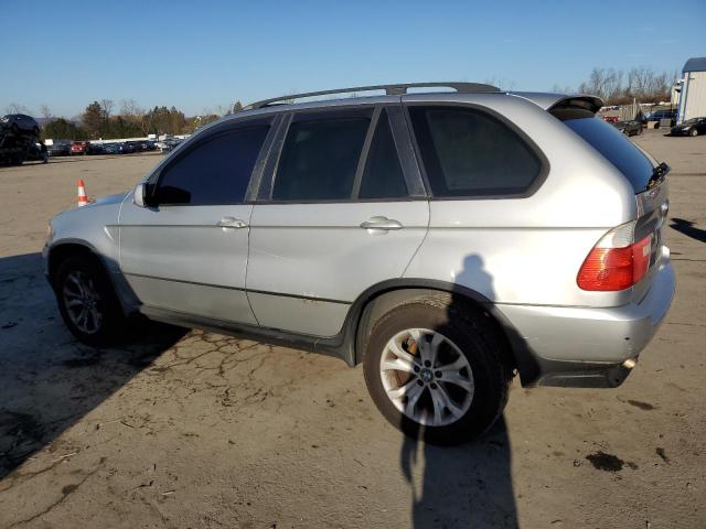 5UXFA13574LU26789 - 2004 BMW X5 3.0I SILVER photo 2