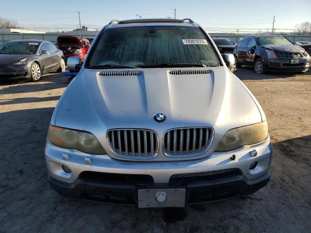 5UXFA13574LU26789 - 2004 BMW X5 3.0I SILVER photo 5