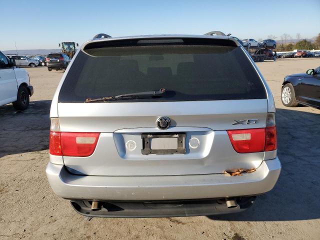 5UXFA13574LU26789 - 2004 BMW X5 3.0I SILVER photo 6