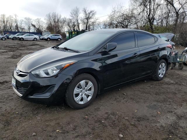 5NPDH4AE2GH663756 - 2016 HYUNDAI ELANTRA SE BLACK photo 1