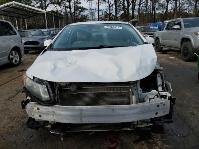 19XFB2F57CE102183 - 2012 HONDA CIVIC LX WHITE photo 5