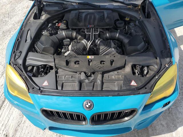 WBS6E9C51GG437085 - 2016 BMW M6 GRAN COUPE TURQUOISE photo 11