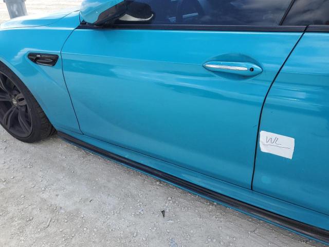 WBS6E9C51GG437085 - 2016 BMW M6 GRAN COUPE TURQUOISE photo 12