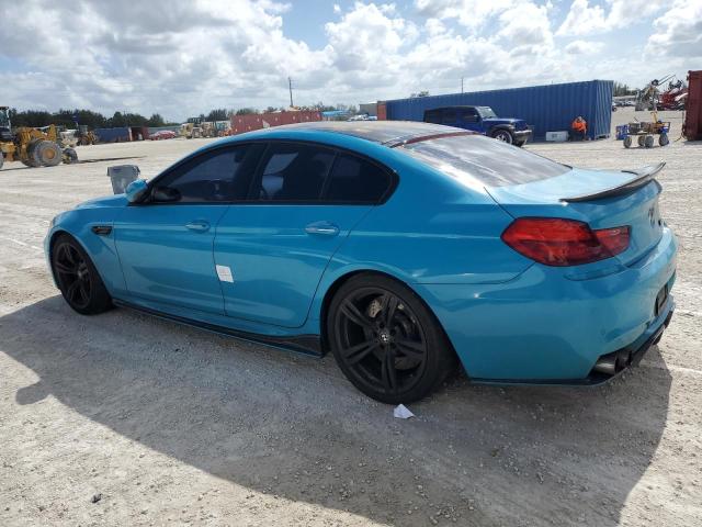 WBS6E9C51GG437085 - 2016 BMW M6 GRAN COUPE TURQUOISE photo 2