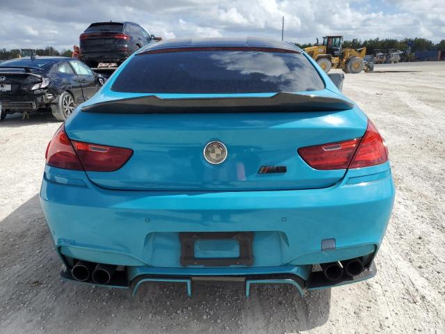 WBS6E9C51GG437085 - 2016 BMW M6 GRAN COUPE TURQUOISE photo 6