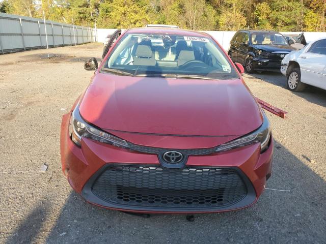 5YFEPRAE1LP086011 - 2020 TOYOTA COROLLA LE RED photo 5