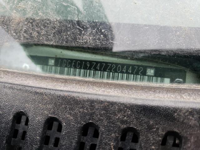 1GCEC19Z47Z204472 - 2007 CHEVROLET SILVERADO C1500 CLASSIC Qəhvəyi foto 12