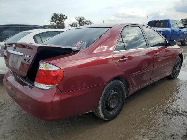 4T1BE32K25U096400 - 2005 TOYOTA CAMRY LE MAROON photo 3