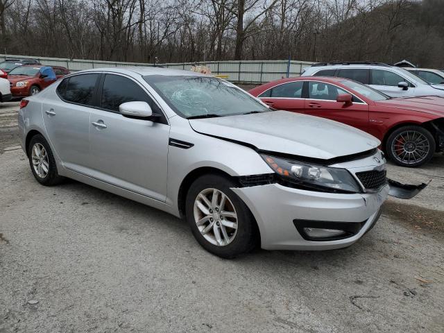 KNAGM4A75D5356990 - 2013 KIA OPTIMA LX SILVER photo 4