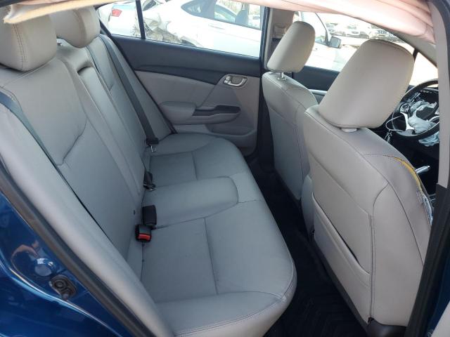 19XFB2F97EE048177 - 2014 HONDA CIVIC EXL ლურჯი ფოტო 10