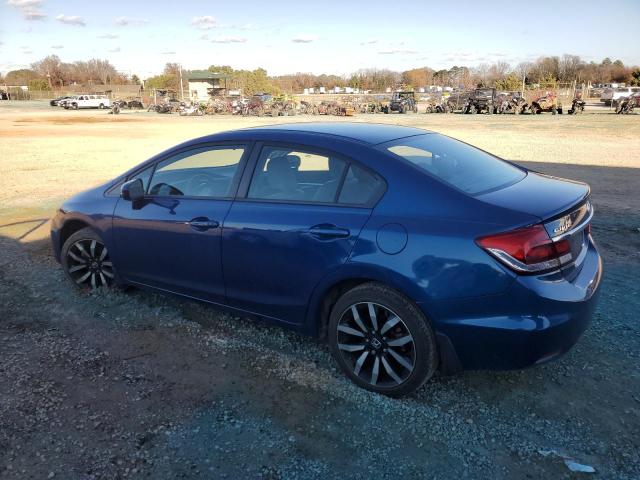 19XFB2F97EE048177 - 2014 HONDA CIVIC EXL BLUE photo 2