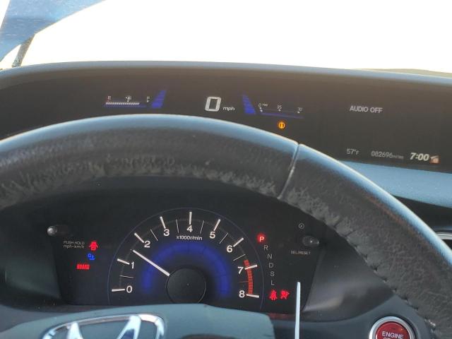 19XFB2F97EE048177 - 2014 HONDA CIVIC EXL ლურჯი ფოტო 9