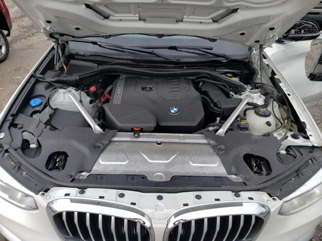 5UXTY5C00M9E20228 - 2021 BMW X3 XDRIVE30I WHITE photo 12