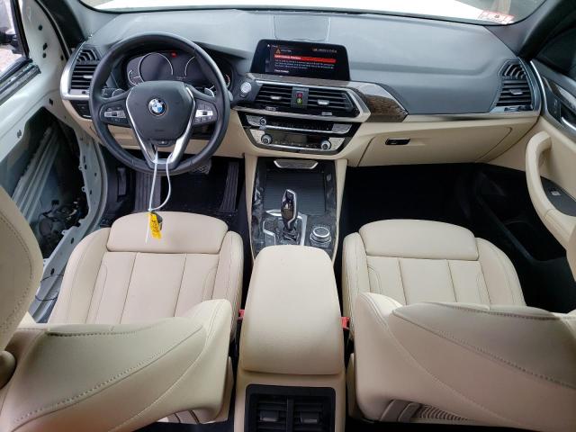 5UXTY5C00M9E20228 - 2021 BMW X3 XDRIVE30I WHITE photo 8