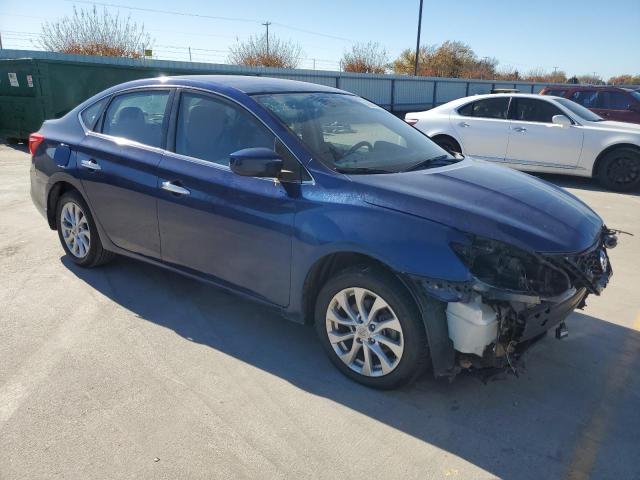 3N1AB7AP2KY215510 - 2019 NISSAN SENTRA S BLUE photo 4