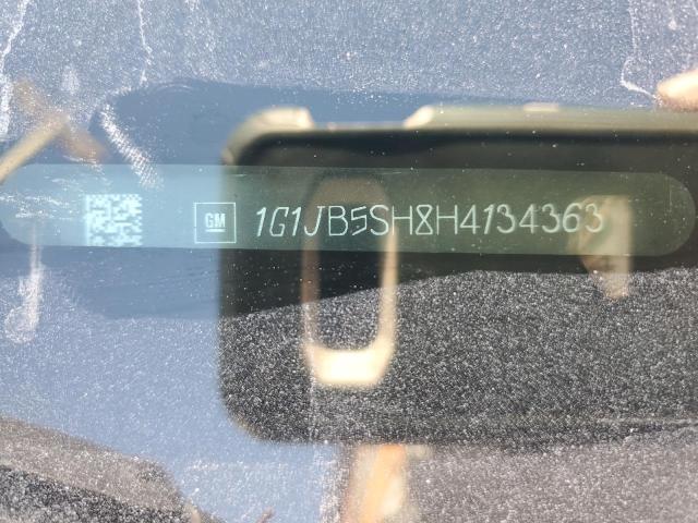 1G1JB5SH8H4134363 - 2017 CHEVROLET SONIC LS 灰色 照片 12