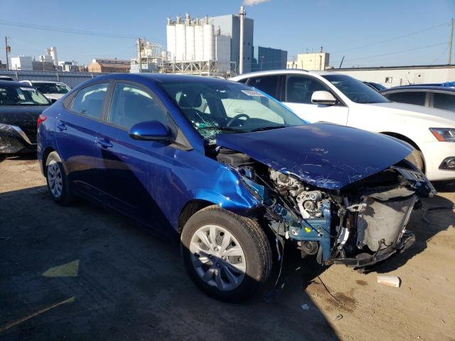 3KPC24A62ME144700 - 2021 HYUNDAI ACCENT SE BLUE photo 4