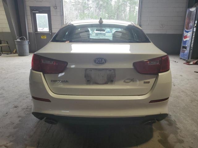 KNAGM4A70F5649702 - 2015 KIA OPTIMA LX WHITE photo 6