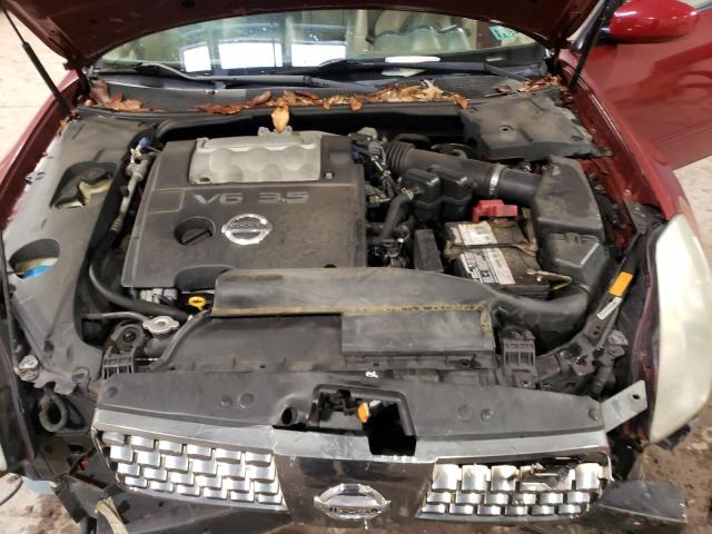 1N4BA41E94C832793 - 2004 NISSAN MAXIMA SE BURGUNDY photo 11